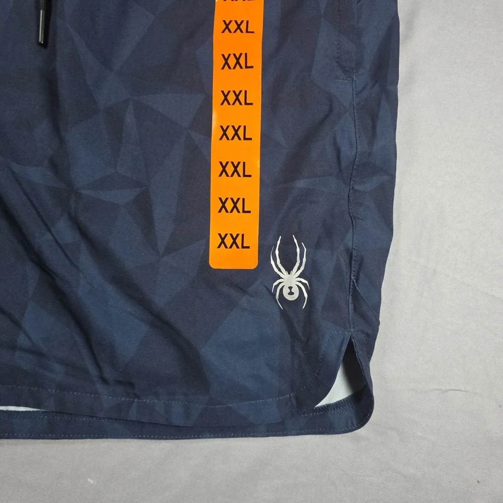 Spyder Men's Swim Shorts, Dark Blue, Size XXL NWT